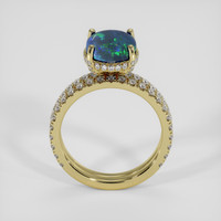 1.67 Ct. Multi Color Opal Ring, 14K Yellow Gold 3