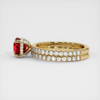 1.68 Ct. Ruby Ring, 14K Yellow Gold 4