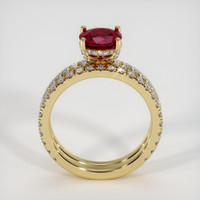 1.95 Ct. Ruby Ring, 14K Yellow Gold 3
