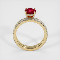 1.49 Ct. Ruby Ring, 14K Yellow Gold 3