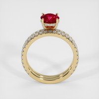 1.49 Ct. Ruby Ring, 18K Yellow Gold 3