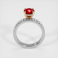 1.68 Ct. Ruby Ring, 18K Yellow & White 3