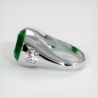 11.16 Ct. Emerald Ring, Platinum 950 4