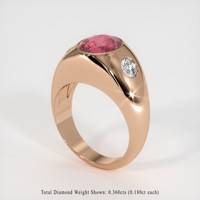 2.82 Ct. Sapphire Ring, 18K Rose Gold 2