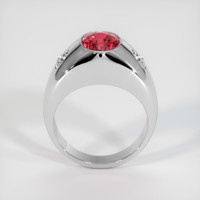 2.50 Ct. Sapphire Ring, 14K White Gold 3