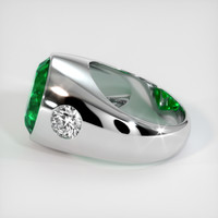 5.84 Ct. Emerald Ring, 18K White Gold 4