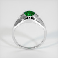 1.09 Ct. Emerald Ring, 18K White Gold 3