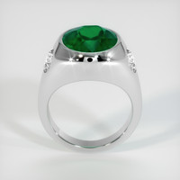 6.17 Ct. Emerald Ring, 18K White Gold 3