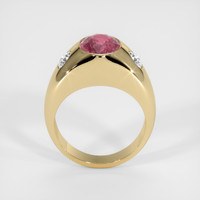 2.82 Ct. Padparadscha Sapphire Ring, 14K Yellow Gold 3