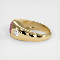 2.82 Ct. Padparadscha Sapphire Ring, 14K Yellow Gold 4