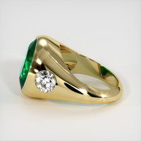 6.17 Ct. Emerald Ring, 18K Yellow Gold 4