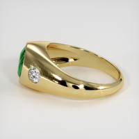 2.08 Ct. Emerald Ring, 18K Yellow Gold 4