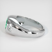 1.82 Ct. Emerald Ring, Platinum 950 4