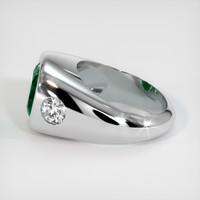 4.39 Ct. Emerald Ring, Platinum 950 4