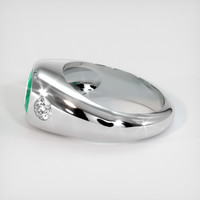 1.29 Ct. Emerald Ring, Platinum 950 4