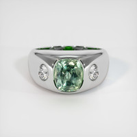 2.78 Ct. Sapphire Ring, Platinum 950 1