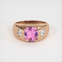 2.08 Ct. Sapphire Ring, 14K Rose Gold 1
