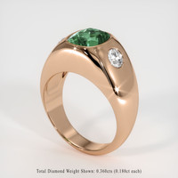 2.78 Ct. Sapphire Ring, 14K Rose Gold 2