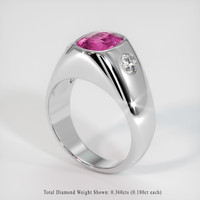 1.80 Ct. Sapphire Ring, 14K White Gold 2