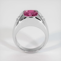 3.19 Ct. Pink Sapphire Ring, 14K White Gold 3