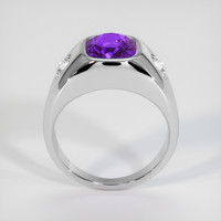 4.69 Ct. Purple Sapphire Ring, 14K White Gold 3