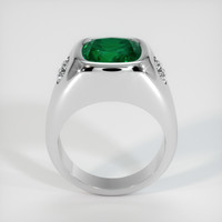 4.39 Ct. Emerald Ring, 18K White Gold 3