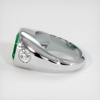 2.47 Ct. Emerald Ring, 18K White Gold 4