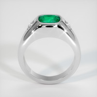 1.29 Ct. Emerald Ring, 18K White Gold 3