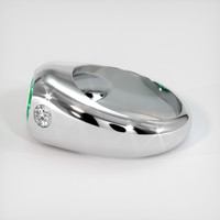 1.57 Ct. Emerald Ring, 18K White Gold 4