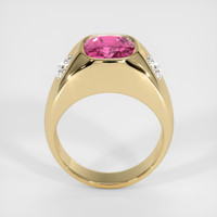 3.19 Ct. Pink Sapphire Ring, 14K Yellow Gold 3