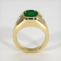2.97 Ct. Emerald Ring, 18K Yellow Gold 3