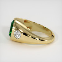 2.97 Ct. Emerald Ring, 18K Yellow Gold 4