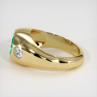 1.82 Ct. Emerald Ring, 18K Yellow Gold 4