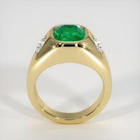 2.47 Ct. Emerald Ring, 18K Yellow Gold 3