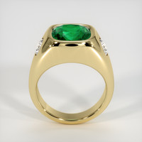 3.72 Ct. Emerald Ring, 18K Yellow Gold 3
