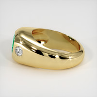1.57 Ct. Emerald Ring, 18K Yellow Gold 4