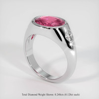 3.06 Ct. Sapphire Ring, Platinum 950 2