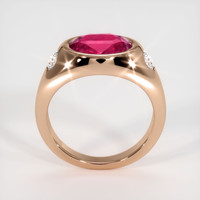 2.57 Ct. Sapphire Ring, 14K Rose Gold 3