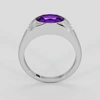 1.63 Ct. Purple Amethyst Ring, Silver 3