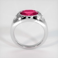 2.57 Ct. Sapphire Ring, 14K White Gold 3
