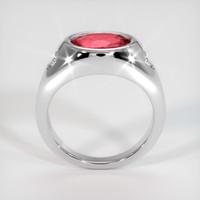 2.50 Ct. Sapphire Ring, 14K White Gold 3