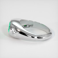 3.45 Ct. Emerald Ring, 18K White Gold 4