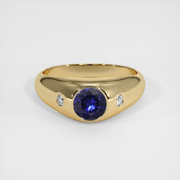 0.88 Ct. Color Change Sapphire Ring, 14K Yellow Gold 1