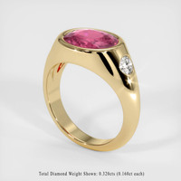 3.06 Ct. Sapphire Ring, 14K Yellow Gold 2