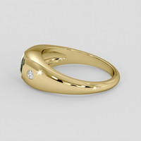 1.09 Ct. Green Sapphire Ring, 14K Yellow Gold 4