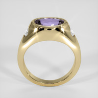 2.79 Ct. Purple Sapphire Ring, 14K Yellow Gold 3