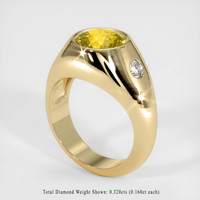 3.54 Ct. Sapphire Ring, 14K Yellow Gold 2
