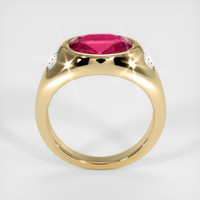 2.57 Ct. Sapphire Ring, 18K Yellow Gold 3