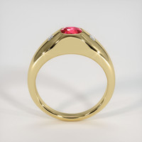 1.13 Ct. Ruby Ring, 18K Yellow Gold 3