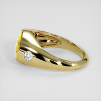 3.48 Ct. Yellow Sapphire Ring, 18K Yellow Gold 4